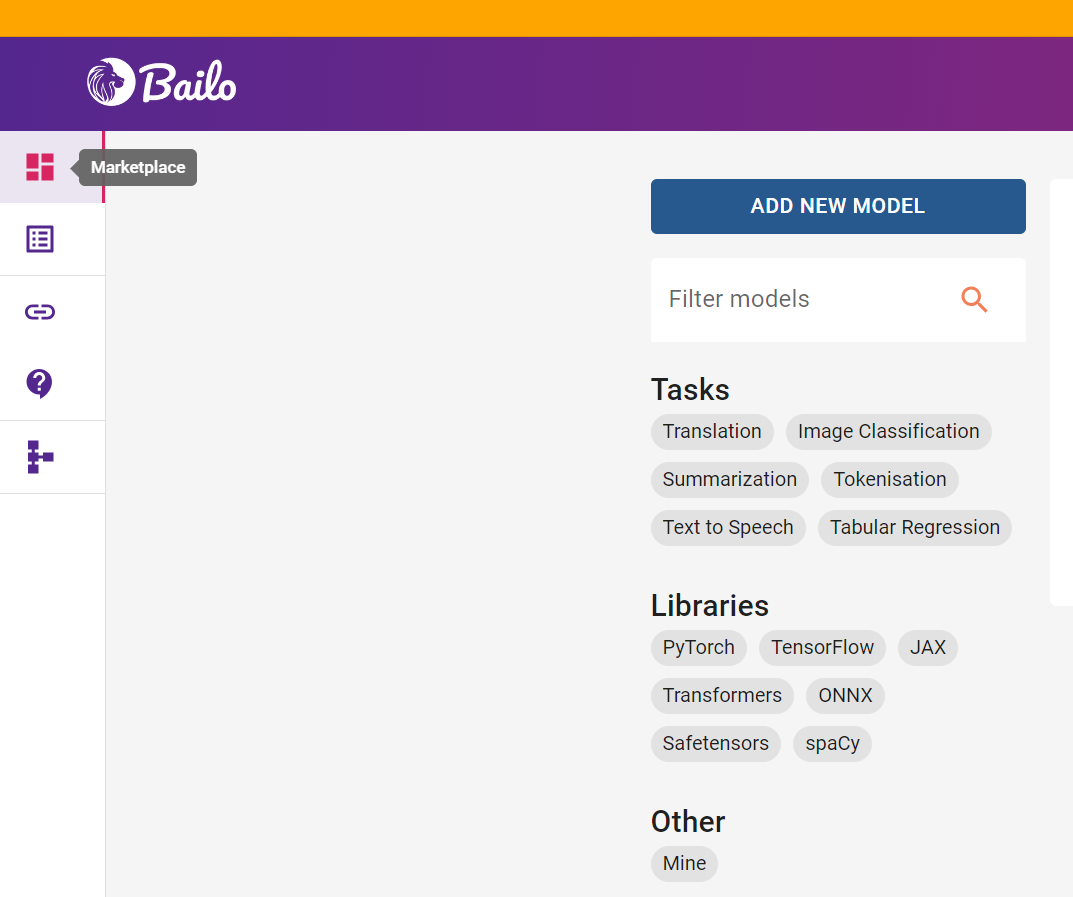 view of the marketplace